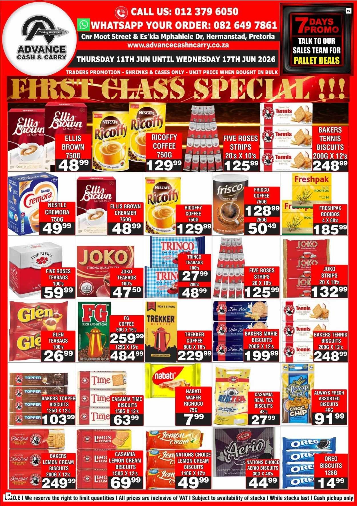 Advance Cash & Carry Catalogue - First Class Special!!! - Page 3