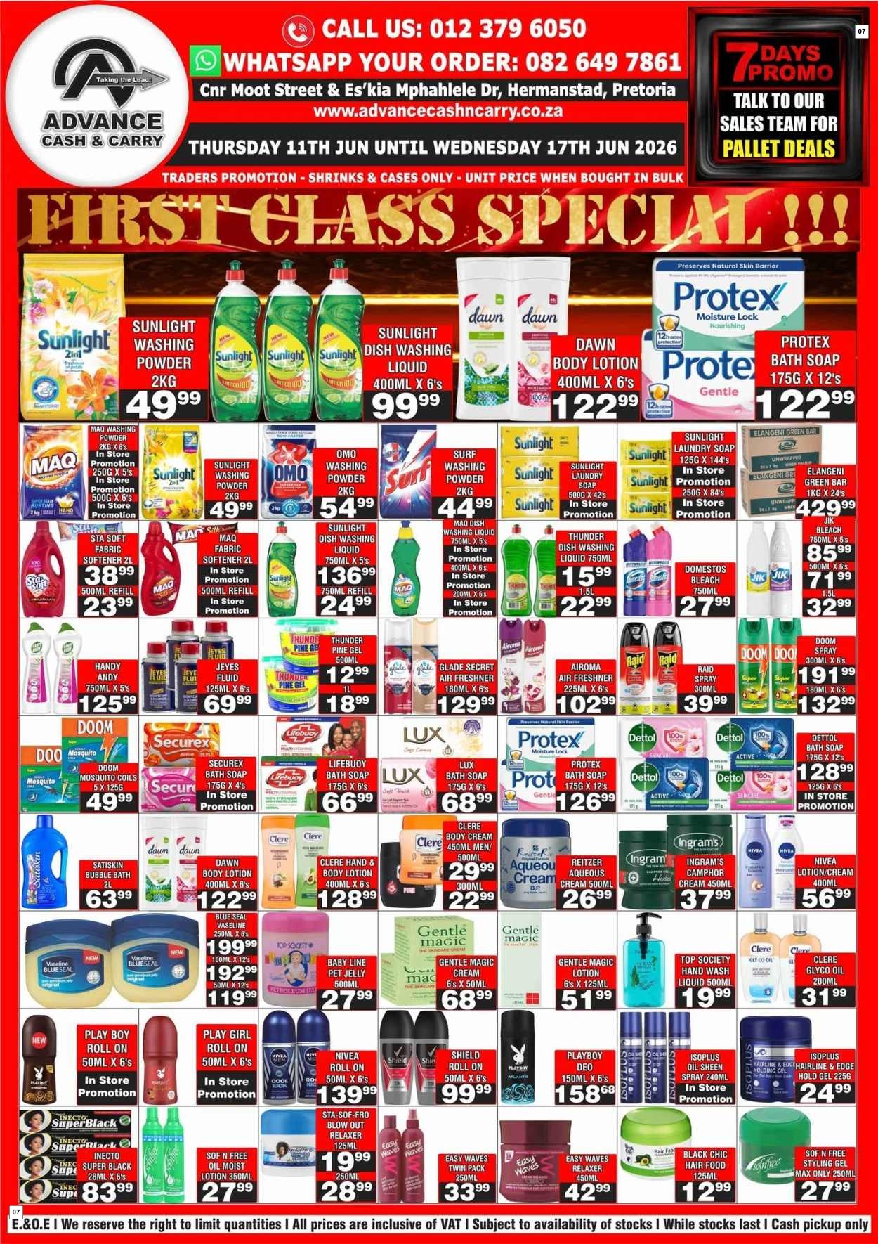 Advance Cash & Carry Catalogue - First Class Special!!! - Page 7