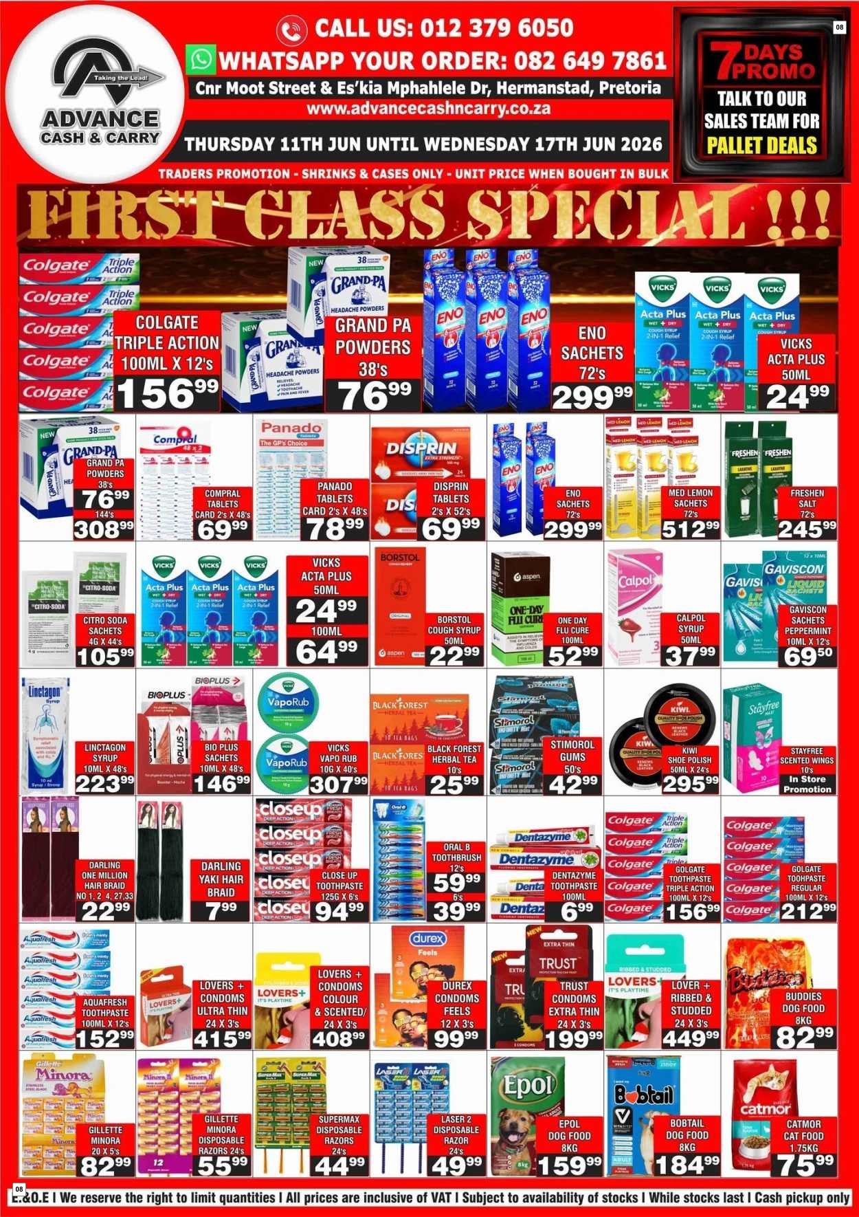 Advance Cash & Carry Catalogue - First Class Special!!! - Page 8
