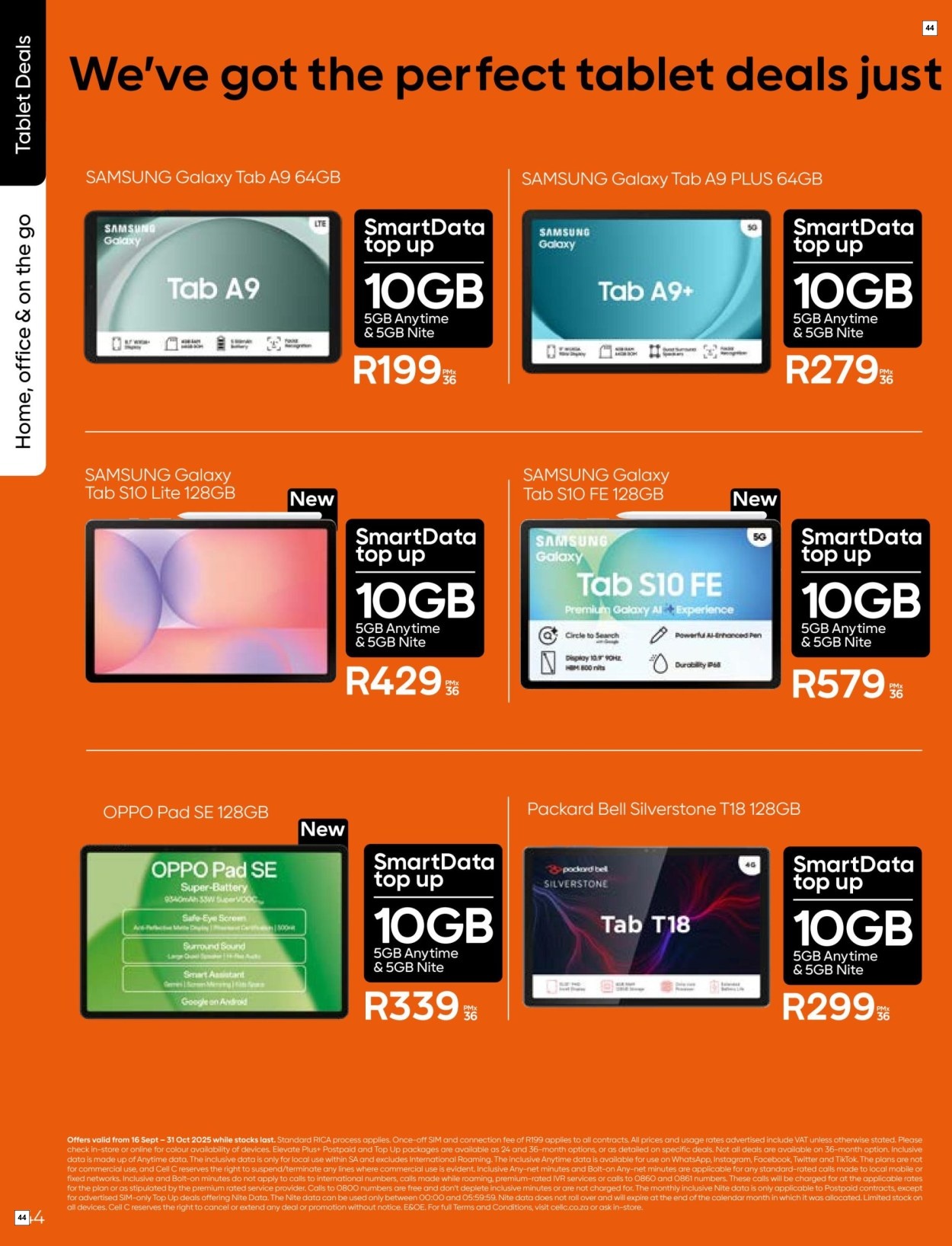 Cell C Specials 16 Sept - 31 Oct - Page 44