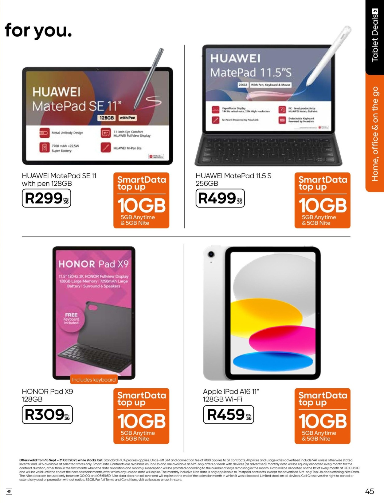 Cell C Specials 16 Sept - 31 Oct - Page 45