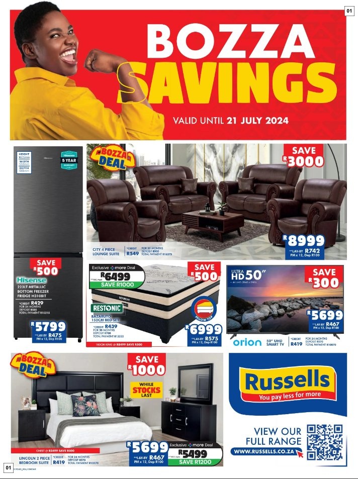 Russells Specials 24 Jun - 21 Jul