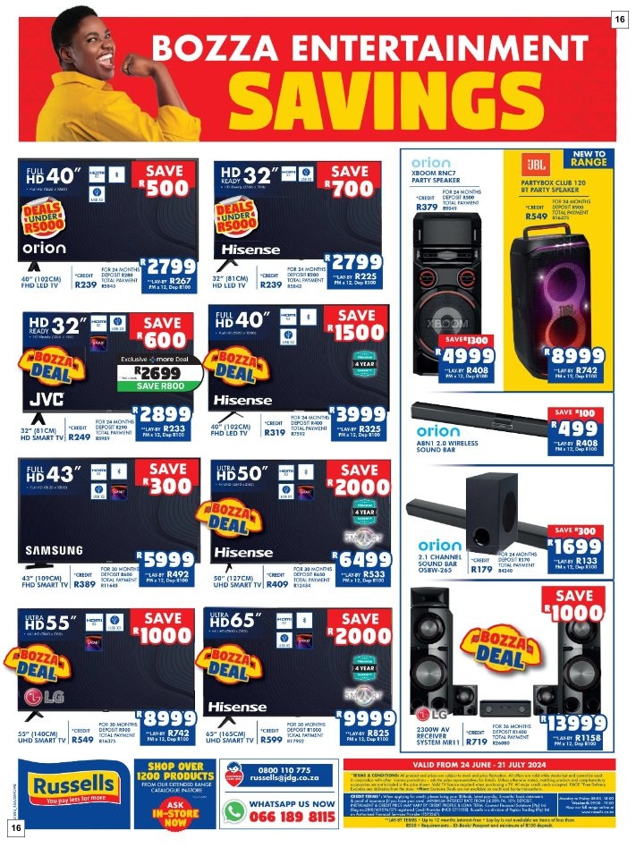 Russells Specials 24 Jun - 21 Jul - Page 16