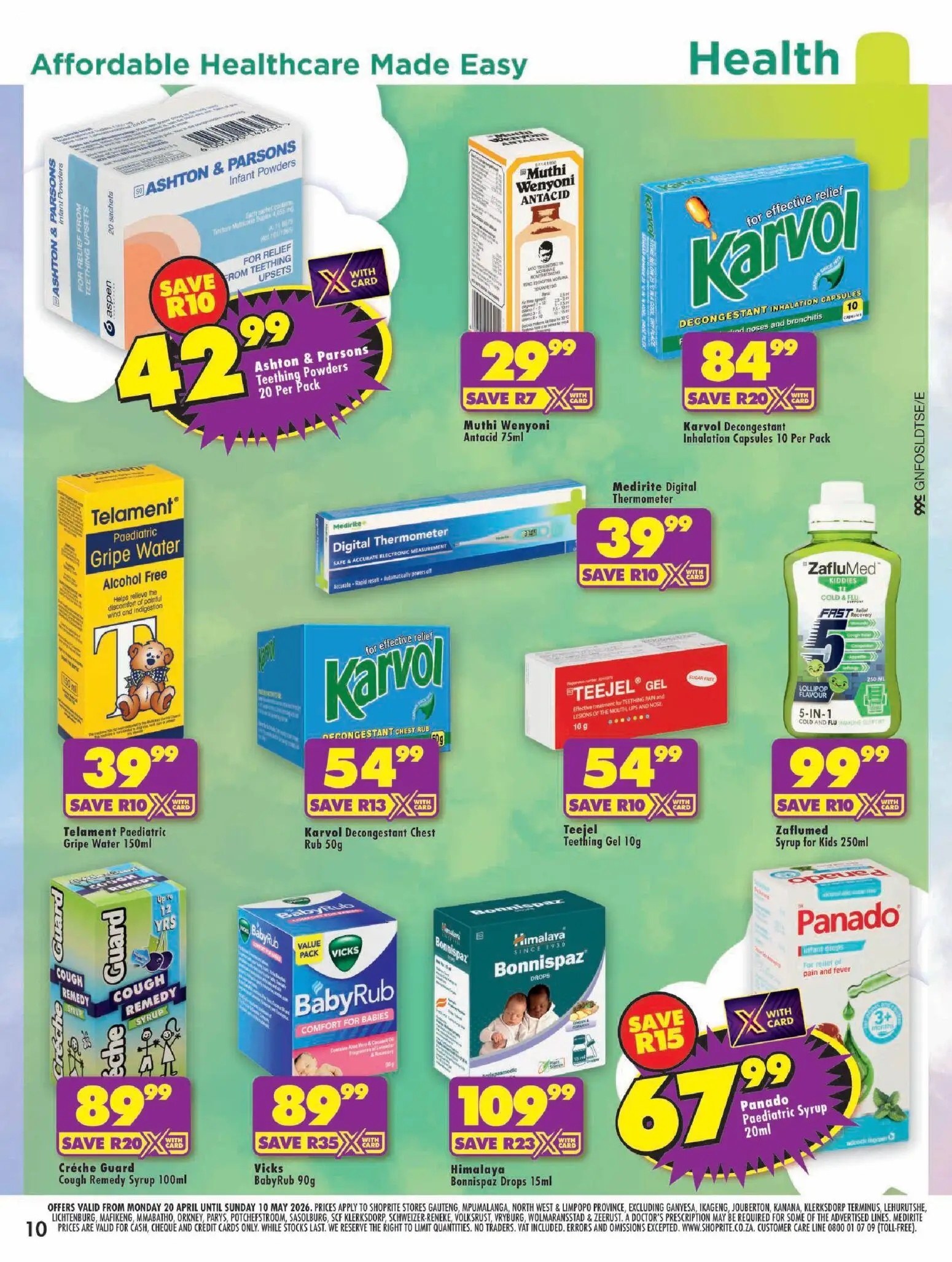 Shoprite Gauteng Baby Savings - Page 10