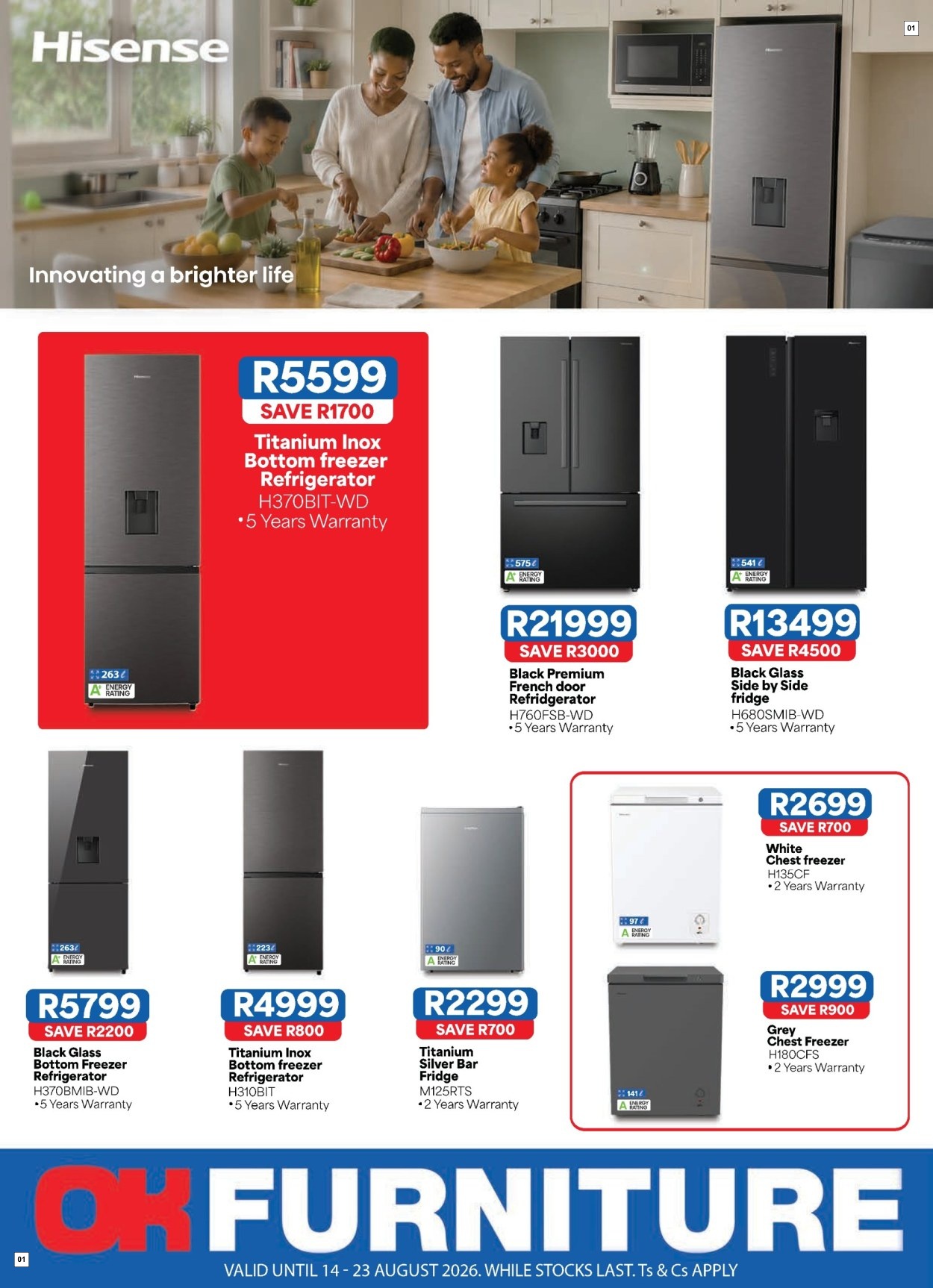 OK Furniture Specials 14 Aug - 23 Aug