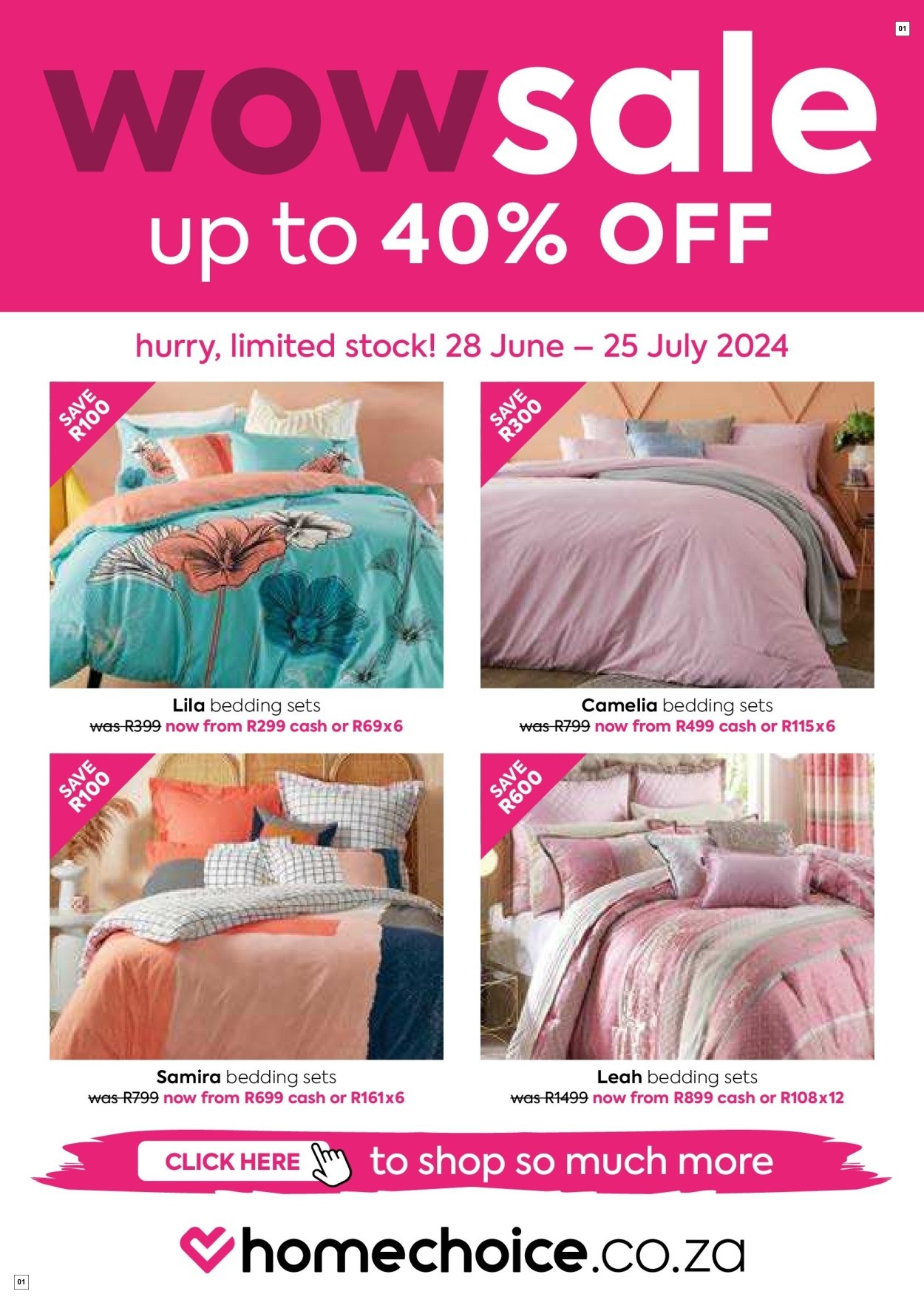 Homechoice Specials 28 Jun - 25 Jul