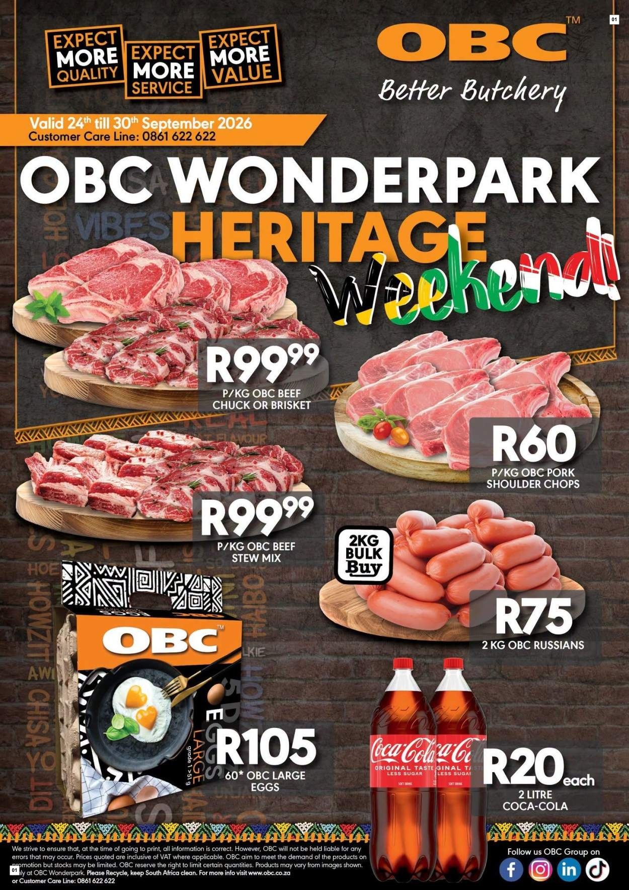 OBC Specials 24 Sept - 30 Sept