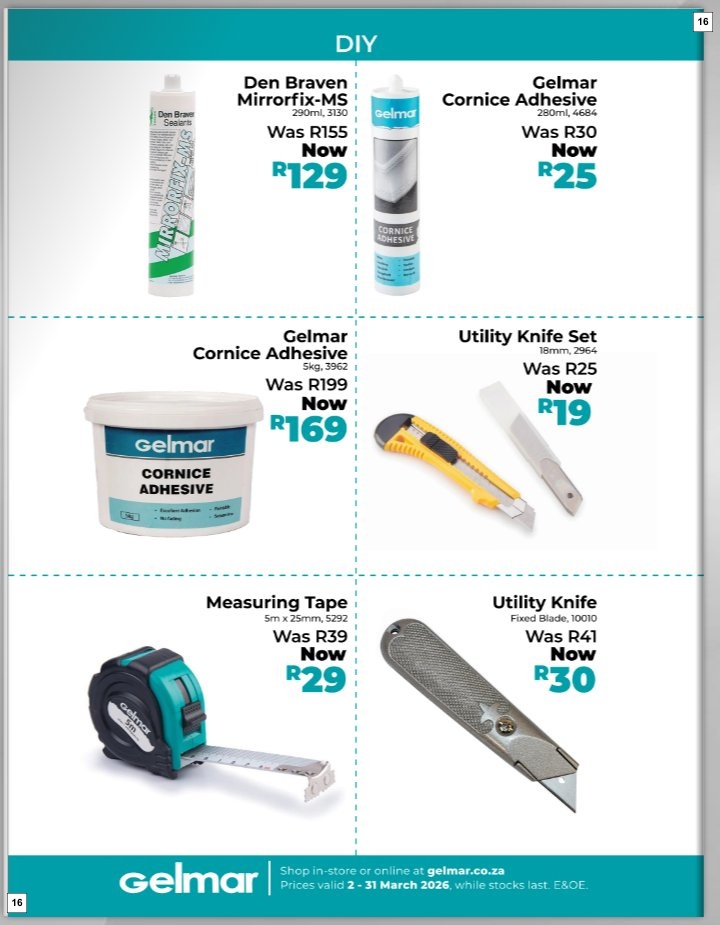 Gelmar Specials 02 Mar - 31 Mar - Page 16