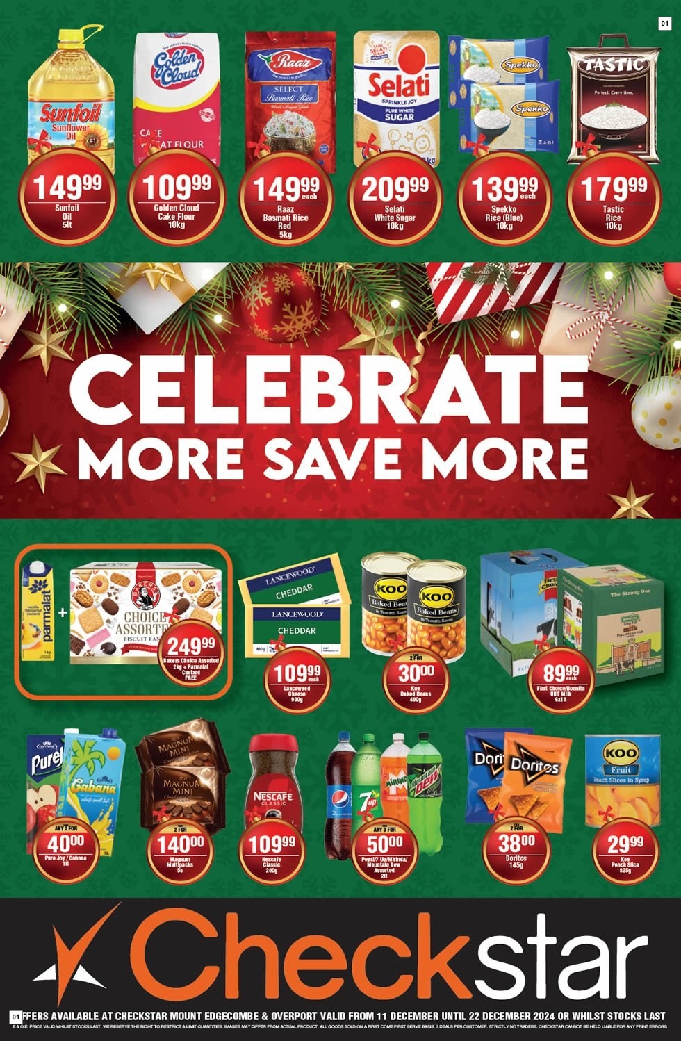 Checkstar Specials 11 Dec - 22 Dec
