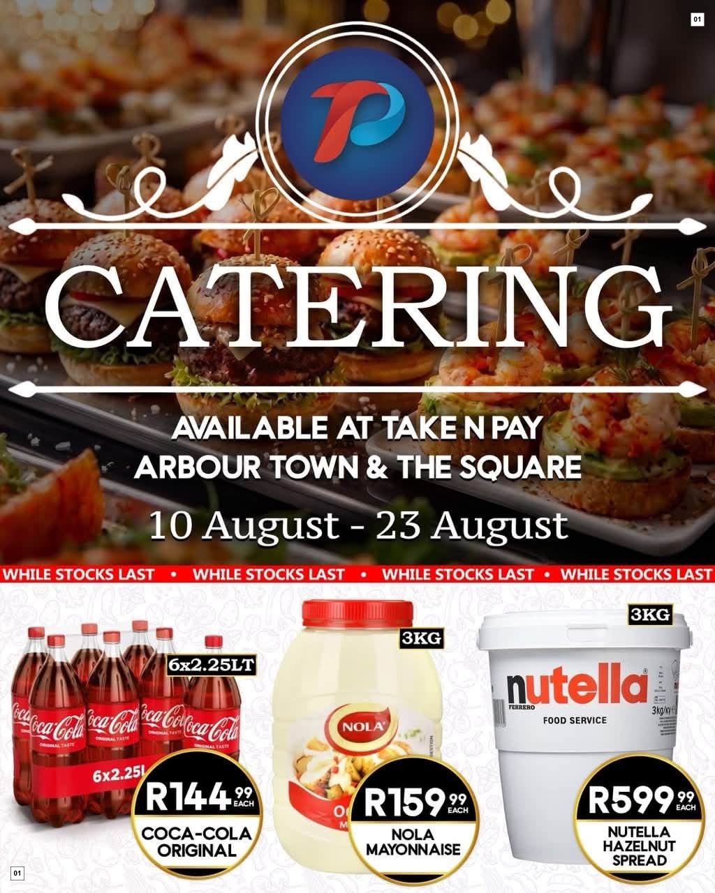 Take N Pay Specials 10 Aug - 23 Aug