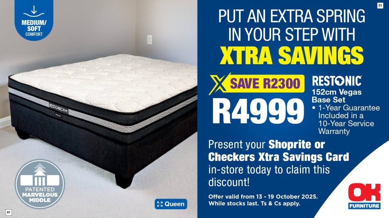 OK Furniture Specials 13 Oct - 19 Oct