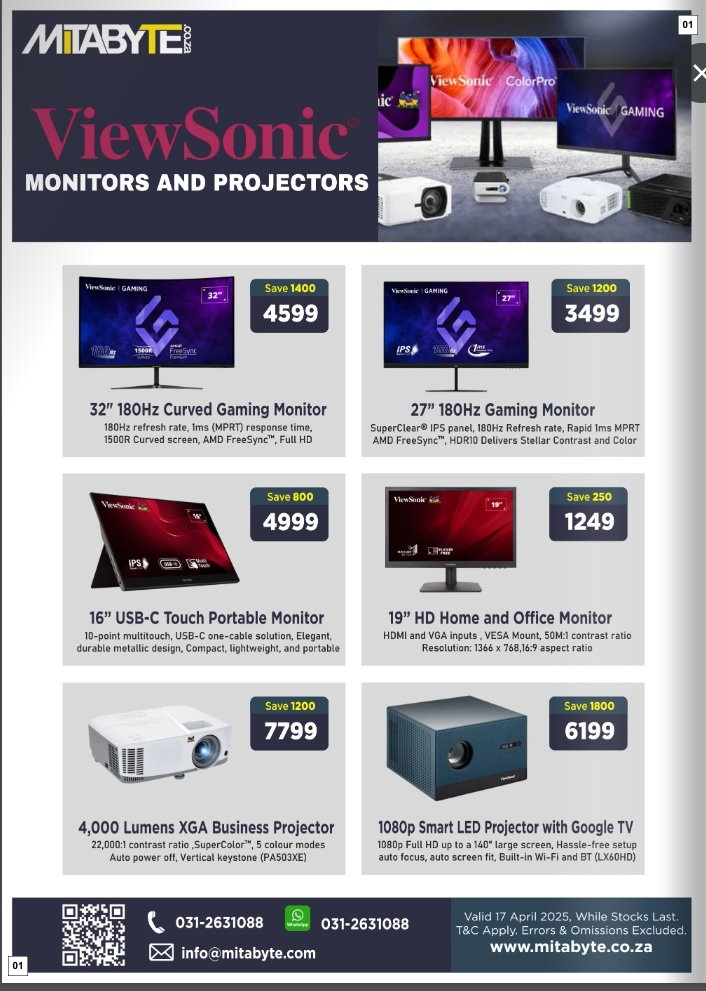 Mitabyte Specials 04 Apr - 17 Apr