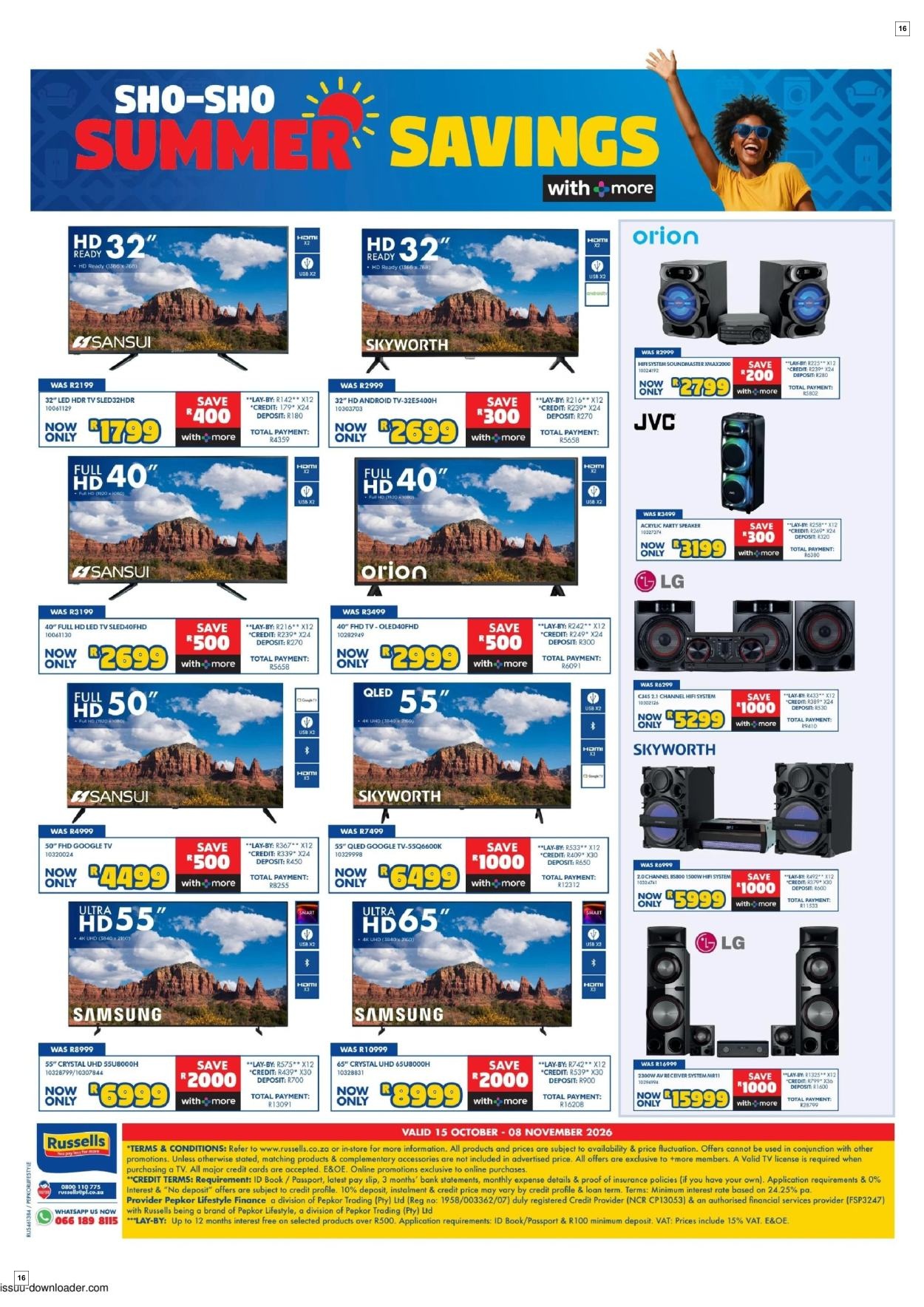 Russells Specials 15 Oct - 08 Nov - Page 16
