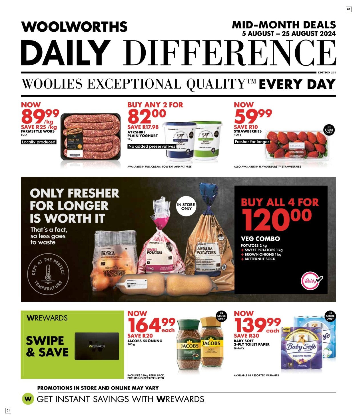Woolworths Daily Difference