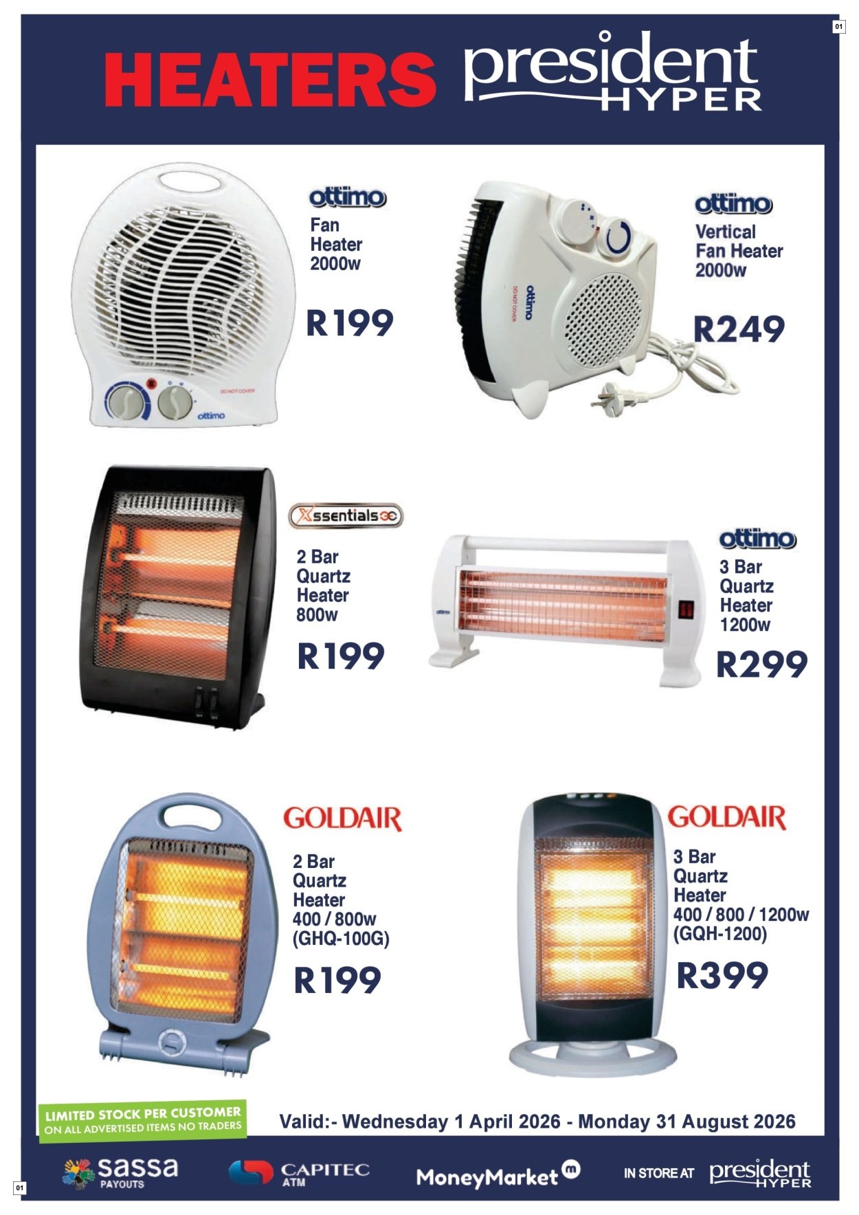 President Hyper Specials 01 Apr - 31 Aug