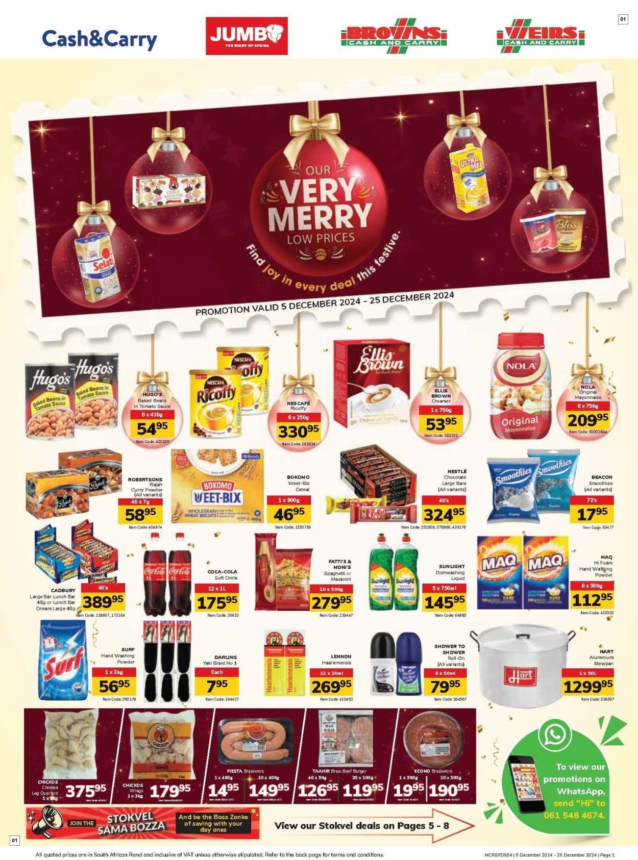 Jumbo Cash & Carry Catalogue