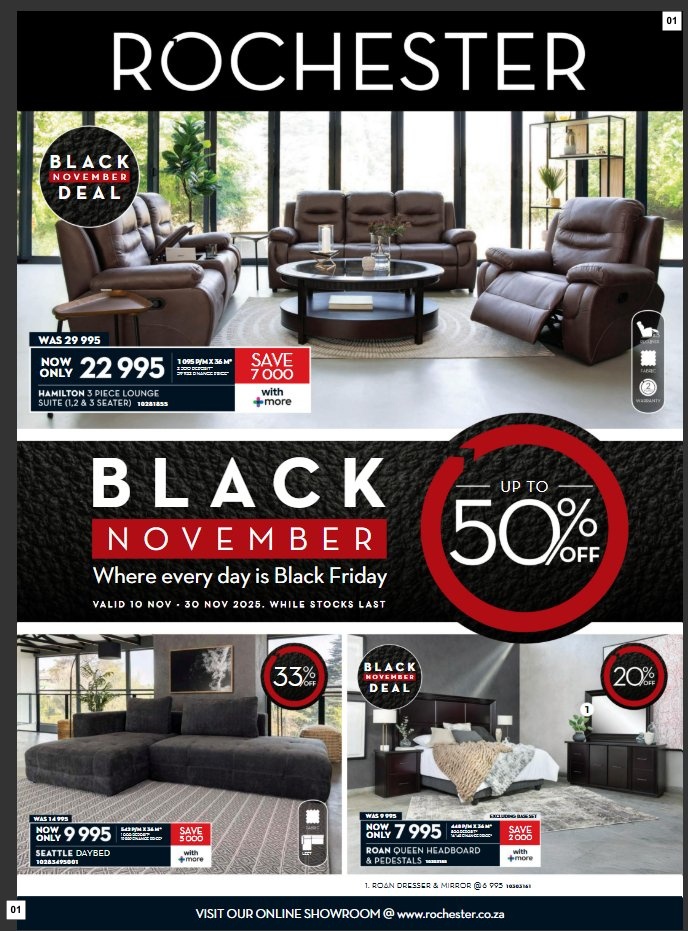 Rochester Specials 10 Nov - 30 Nov