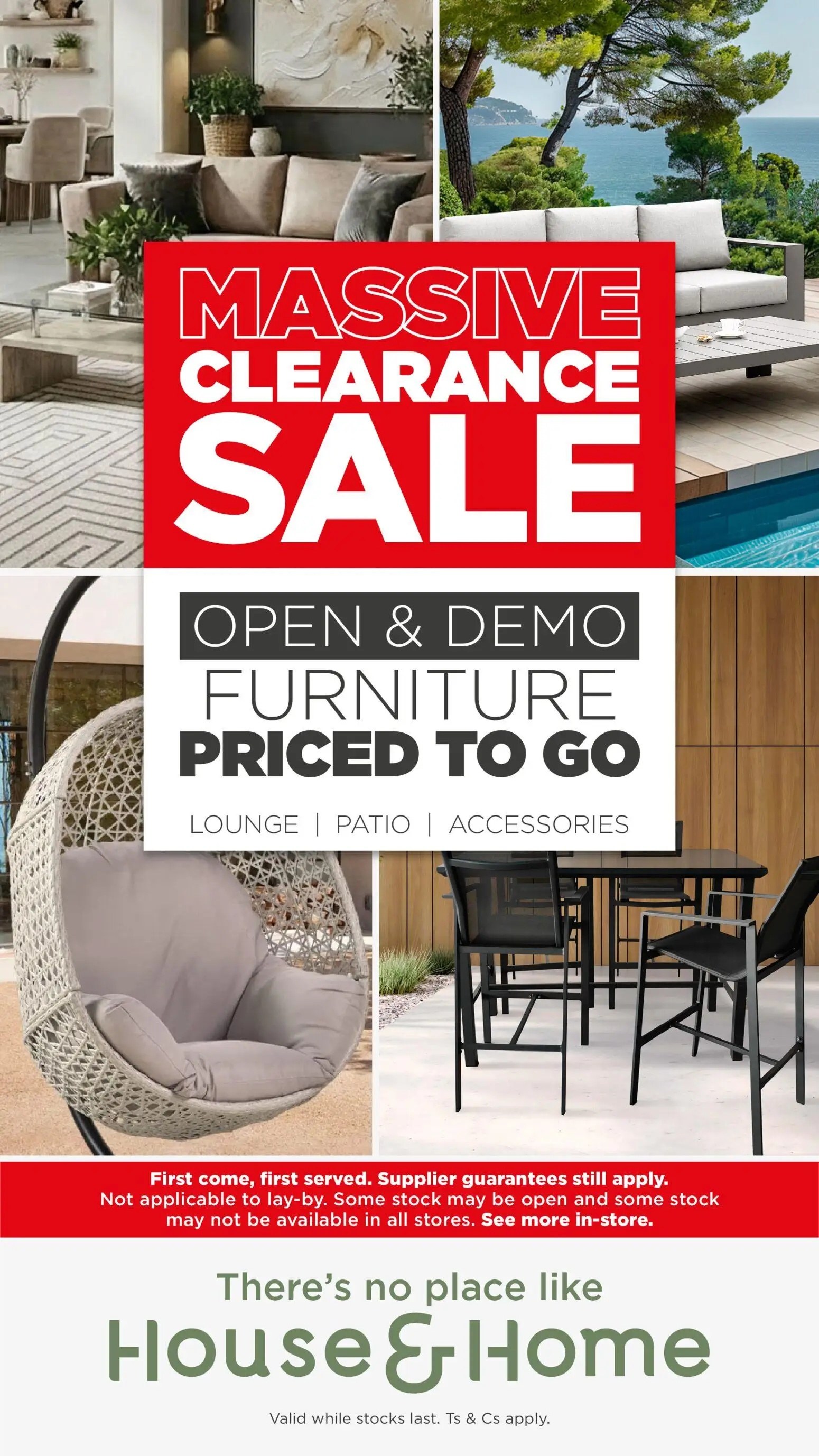 House And Home Massive Clearance Sale Open Demo