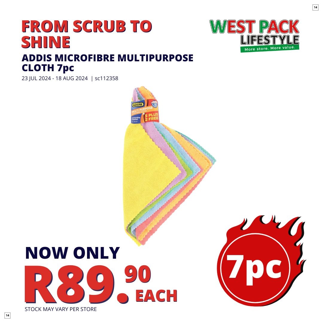 West Pack Lifestyle Specials 23 Jul - 18 Aug - Page 14