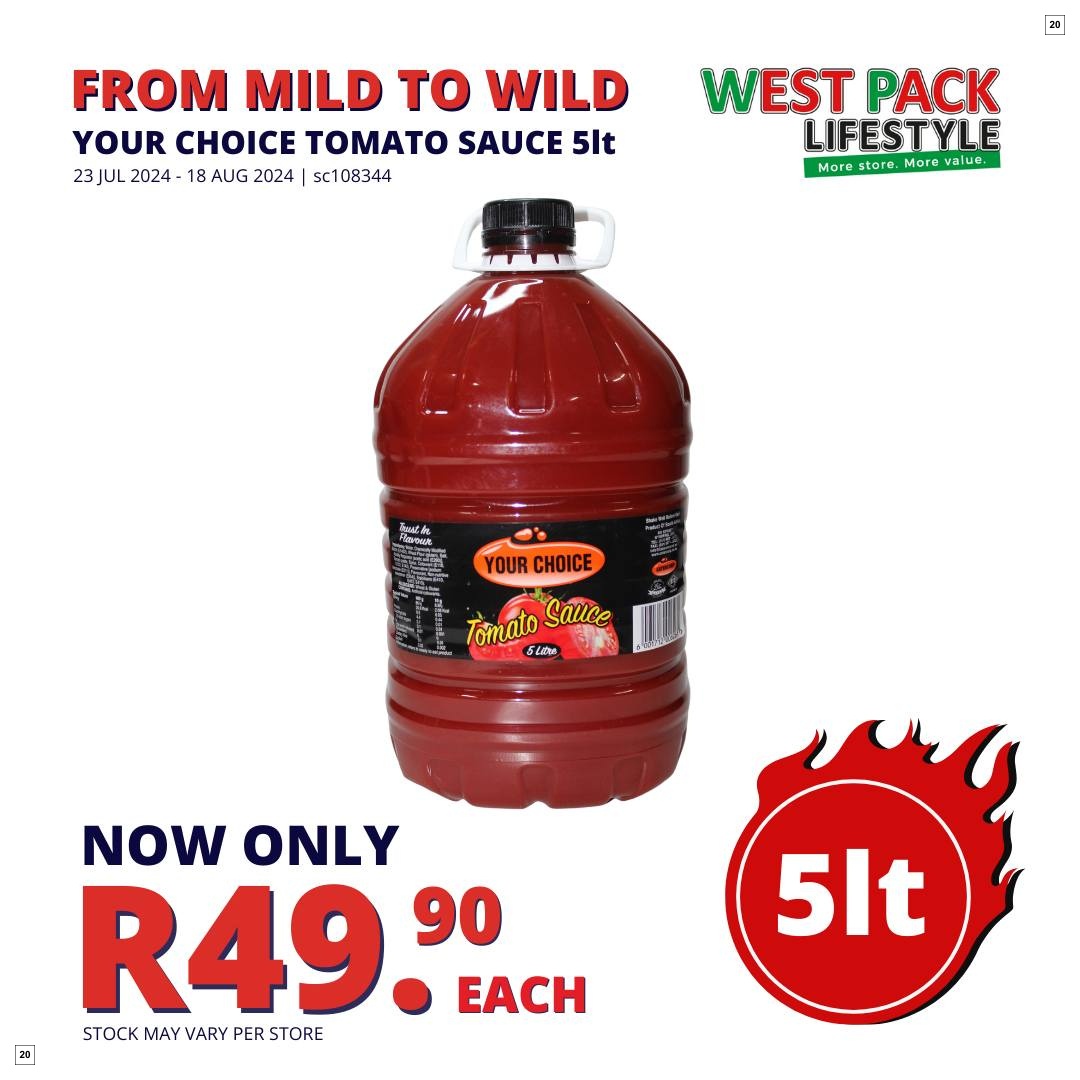 West Pack Lifestyle Specials 23 Jul - 18 Aug - Page 20