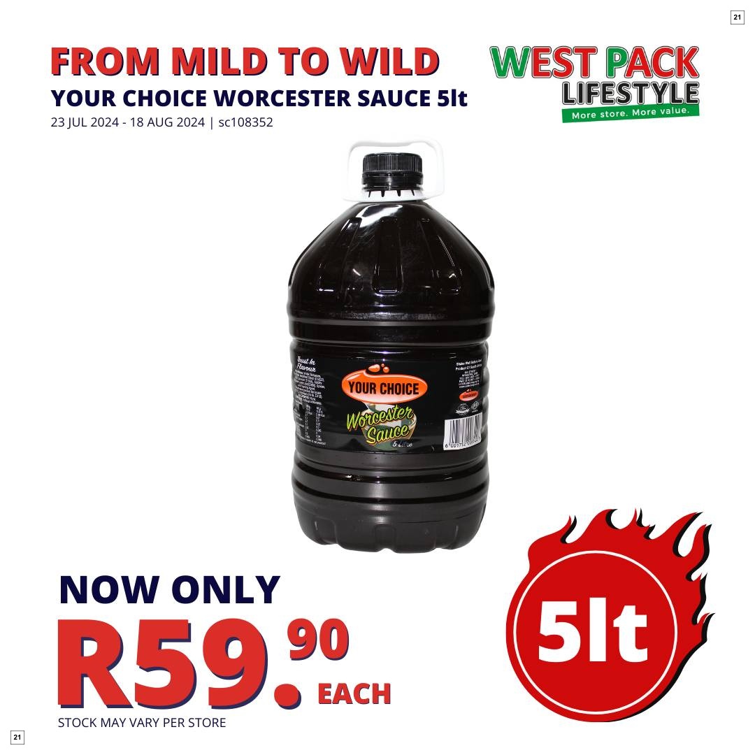 West Pack Lifestyle Specials 23 Jul - 18 Aug - Page 21