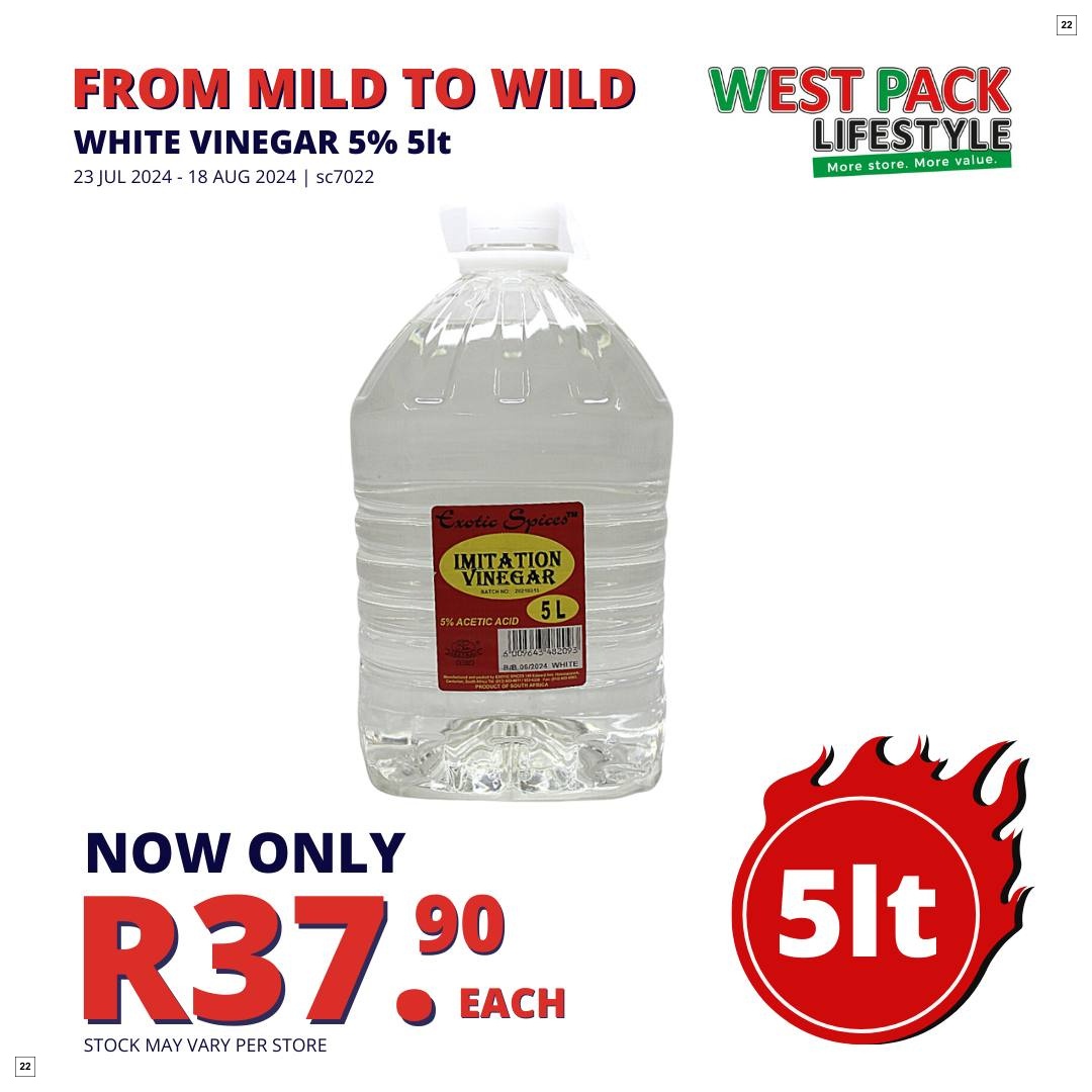 West Pack Lifestyle Specials 23 Jul - 18 Aug - Page 22