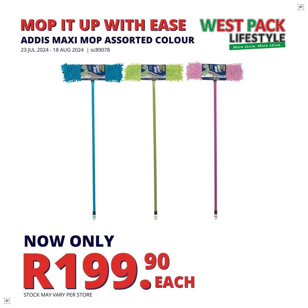 West Pack Lifestyle Specials 23 Jul - 18 Aug - Page 27