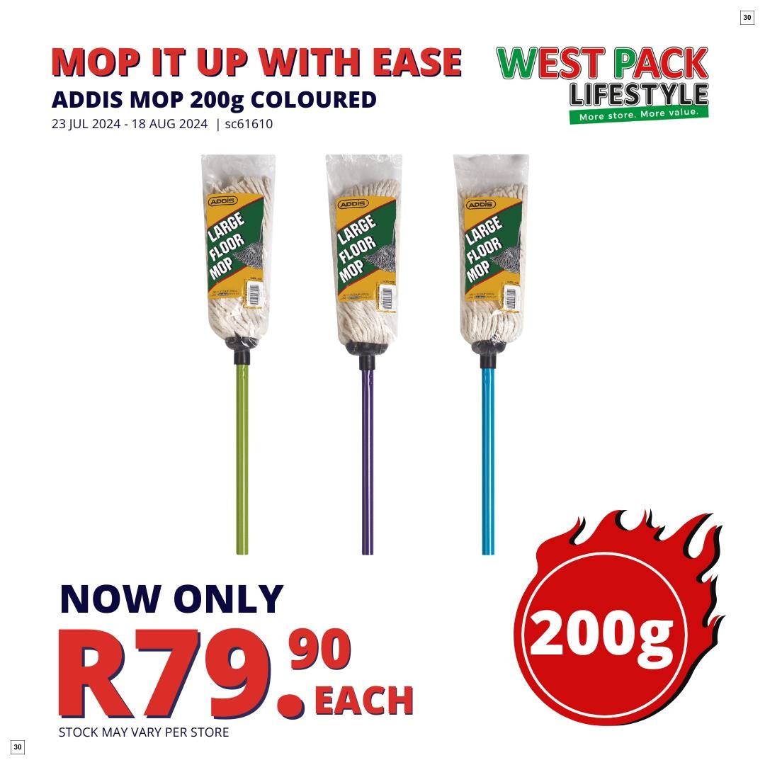 West Pack Lifestyle Specials 23 Jul - 18 Aug - Page 30