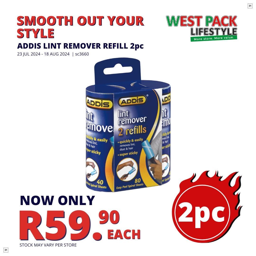 West Pack Lifestyle Specials 23 Jul - 18 Aug - Page 31