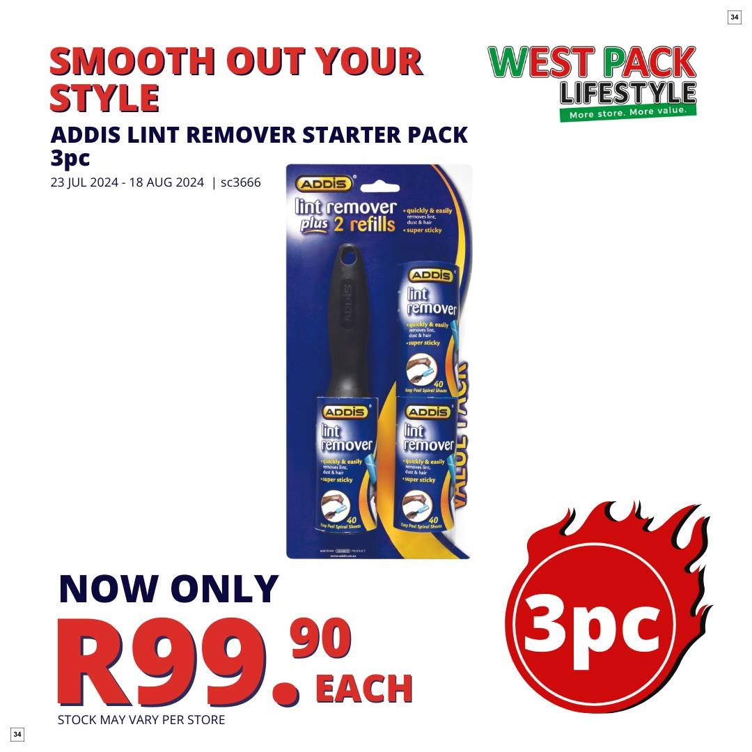 West Pack Lifestyle Specials 23 Jul - 18 Aug - Page 34
