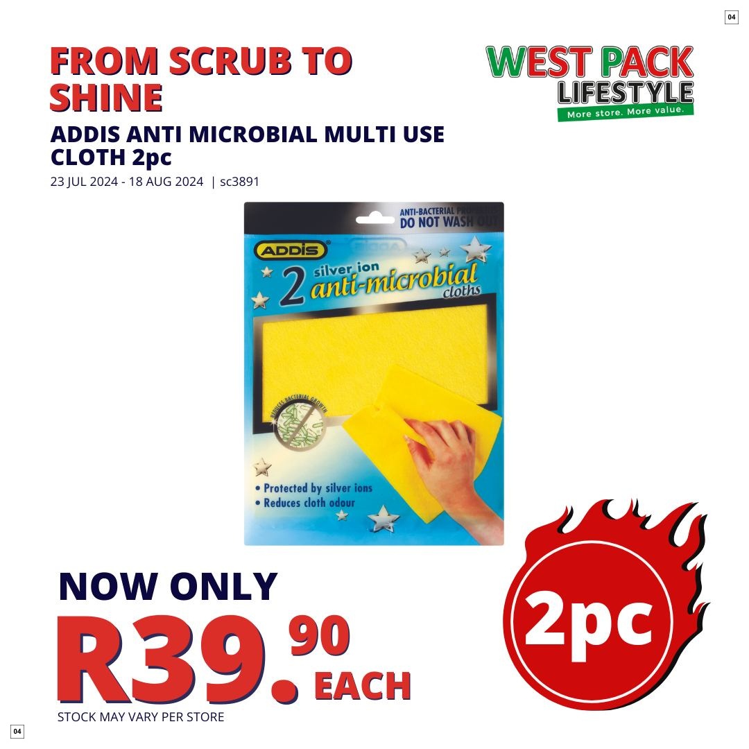 West Pack Lifestyle Specials 23 Jul - 18 Aug - Page 4