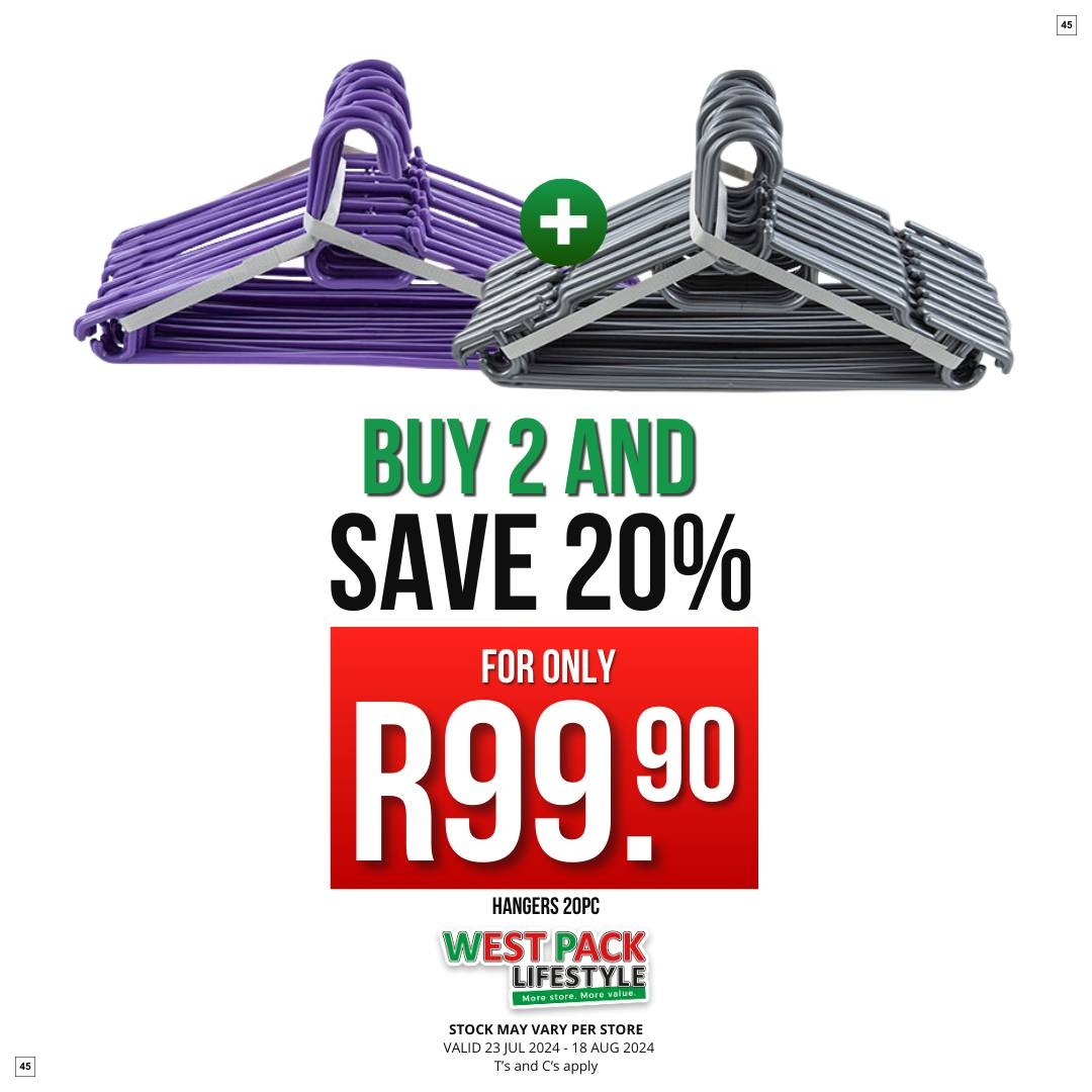 West Pack Lifestyle Specials 23 Jul - 18 Aug - Page 45