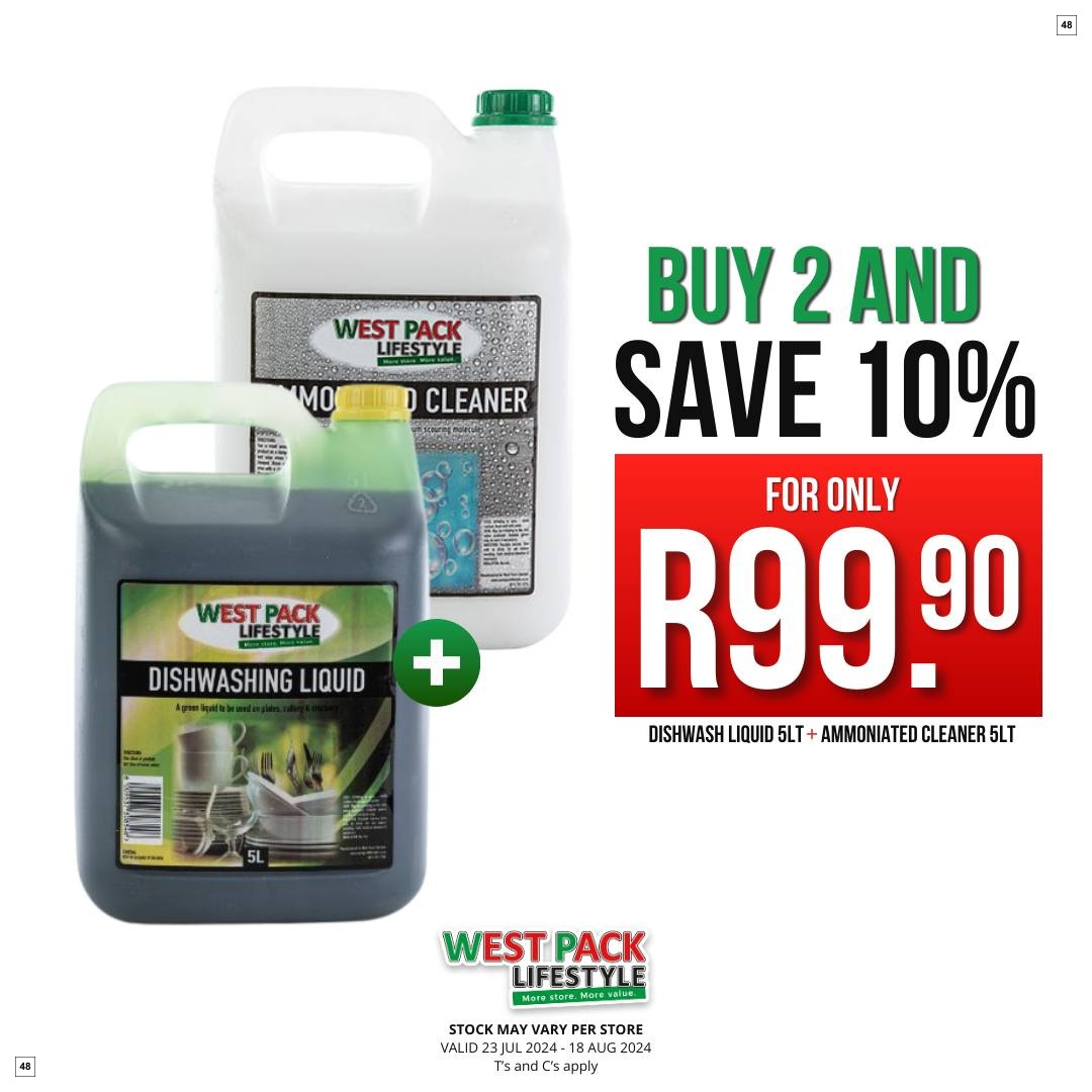 West Pack Lifestyle Specials 23 Jul - 18 Aug - Page 48