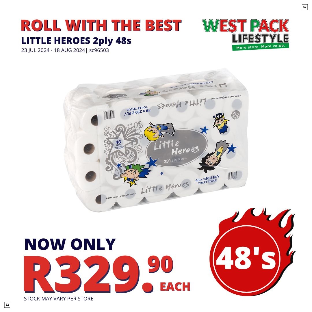 West Pack Lifestyle Specials 23 Jul - 18 Aug - Page 52