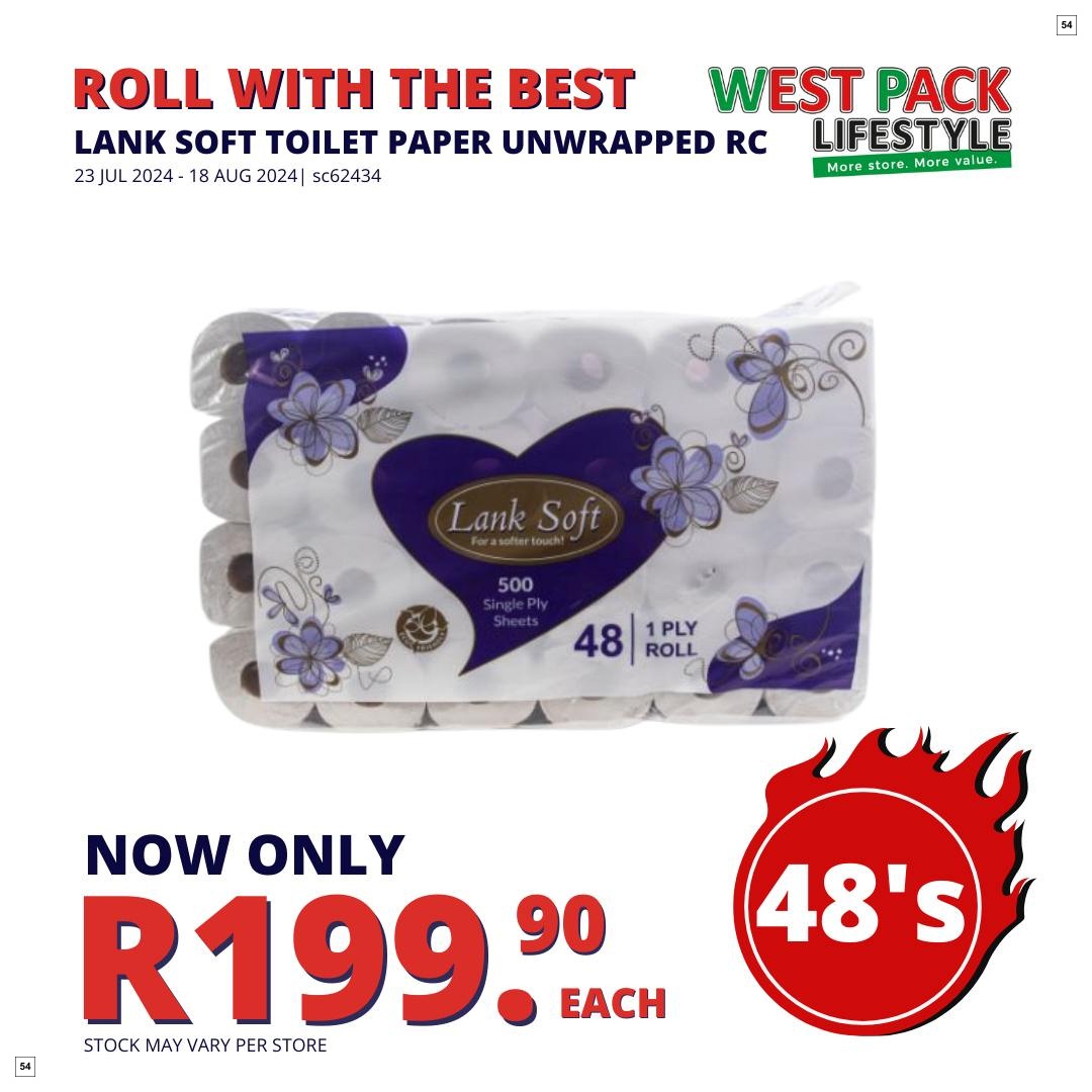 West Pack Lifestyle Specials 23 Jul - 18 Aug - Page 54