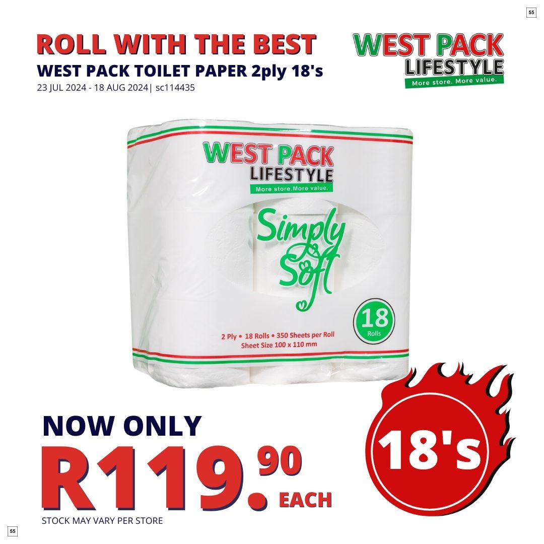 West Pack Lifestyle Specials 23 Jul - 18 Aug - Page 55