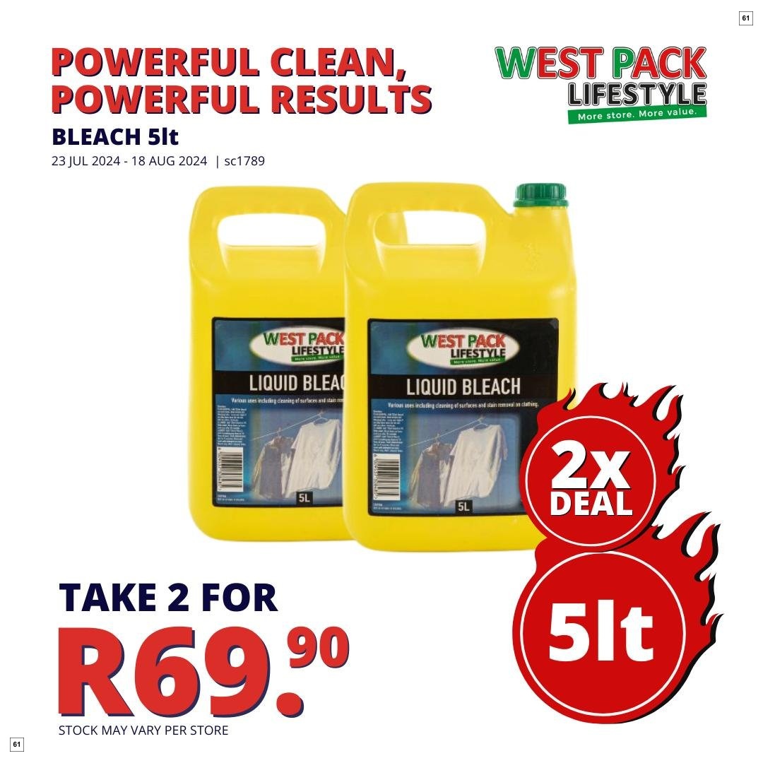 West Pack Lifestyle Specials 23 Jul - 18 Aug - Page 61