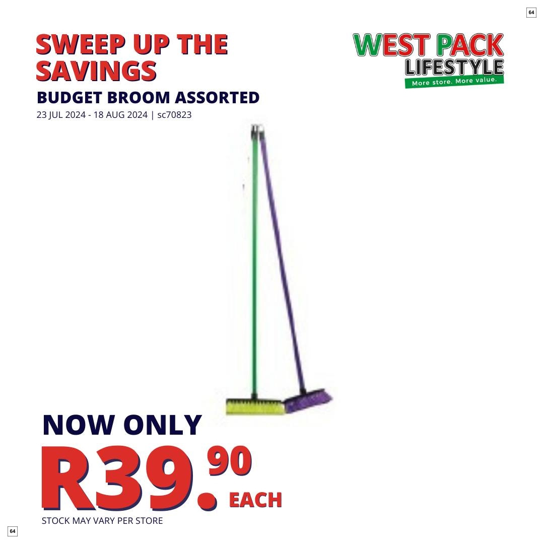 West Pack Lifestyle Specials 23 Jul - 18 Aug - Page 64
