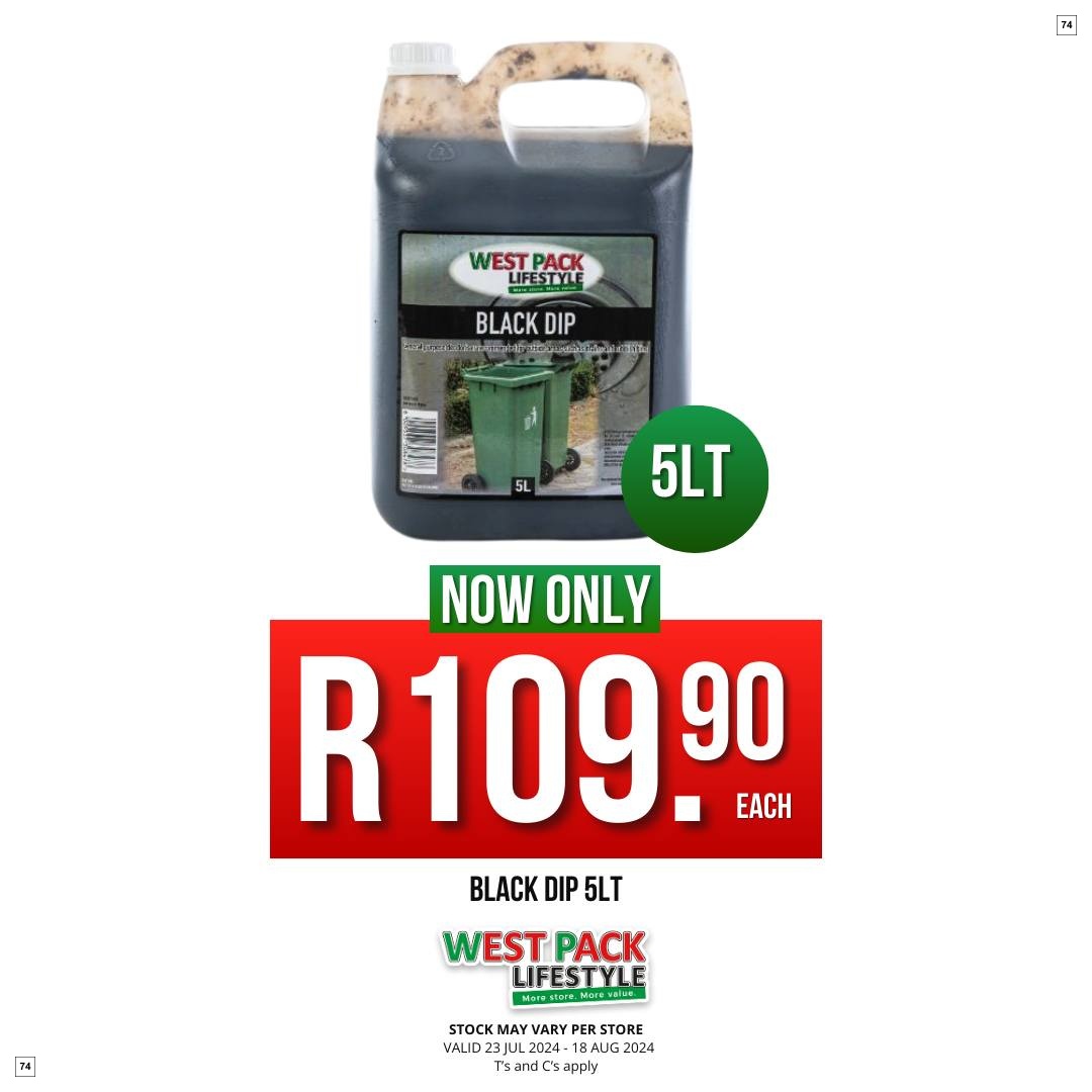 West Pack Lifestyle Specials 23 Jul - 18 Aug - Page 74