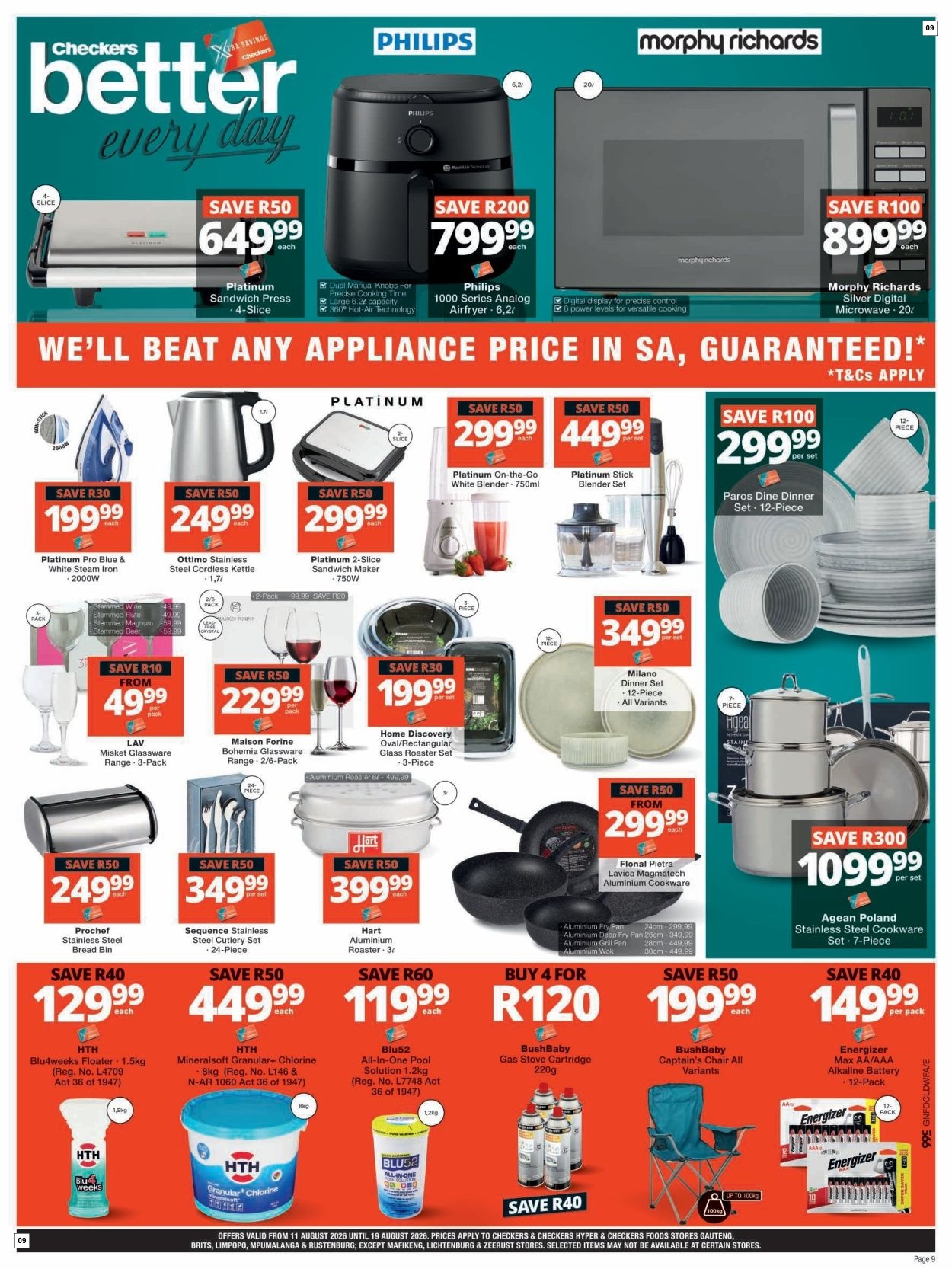 Checkers August Mid-month Promotion Gauteng - Page 9
