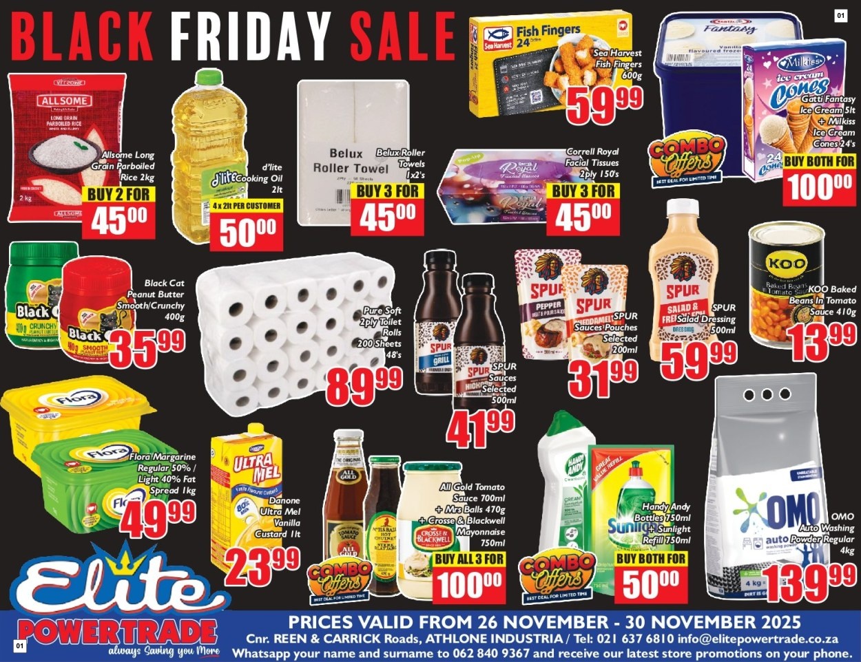 Elite Powertrade Specials 26 Nov - 30 Nov
