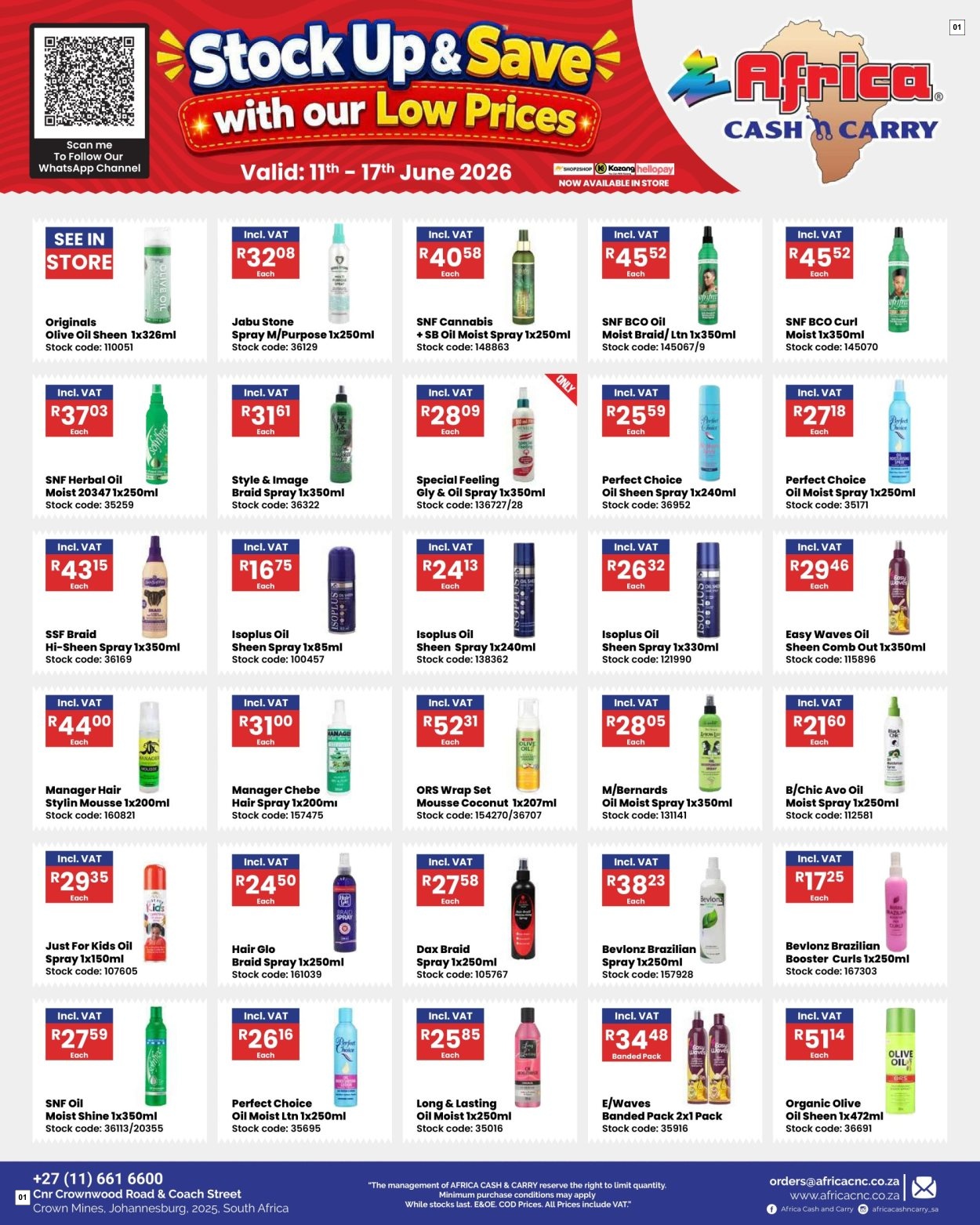 Africa Cash & Carry Catalogue - Friday Promo
