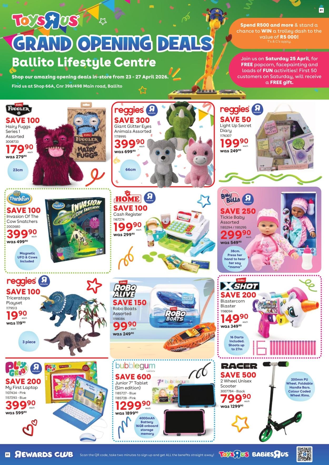 Toys R Us Specials 23 Apr - 27 Apr