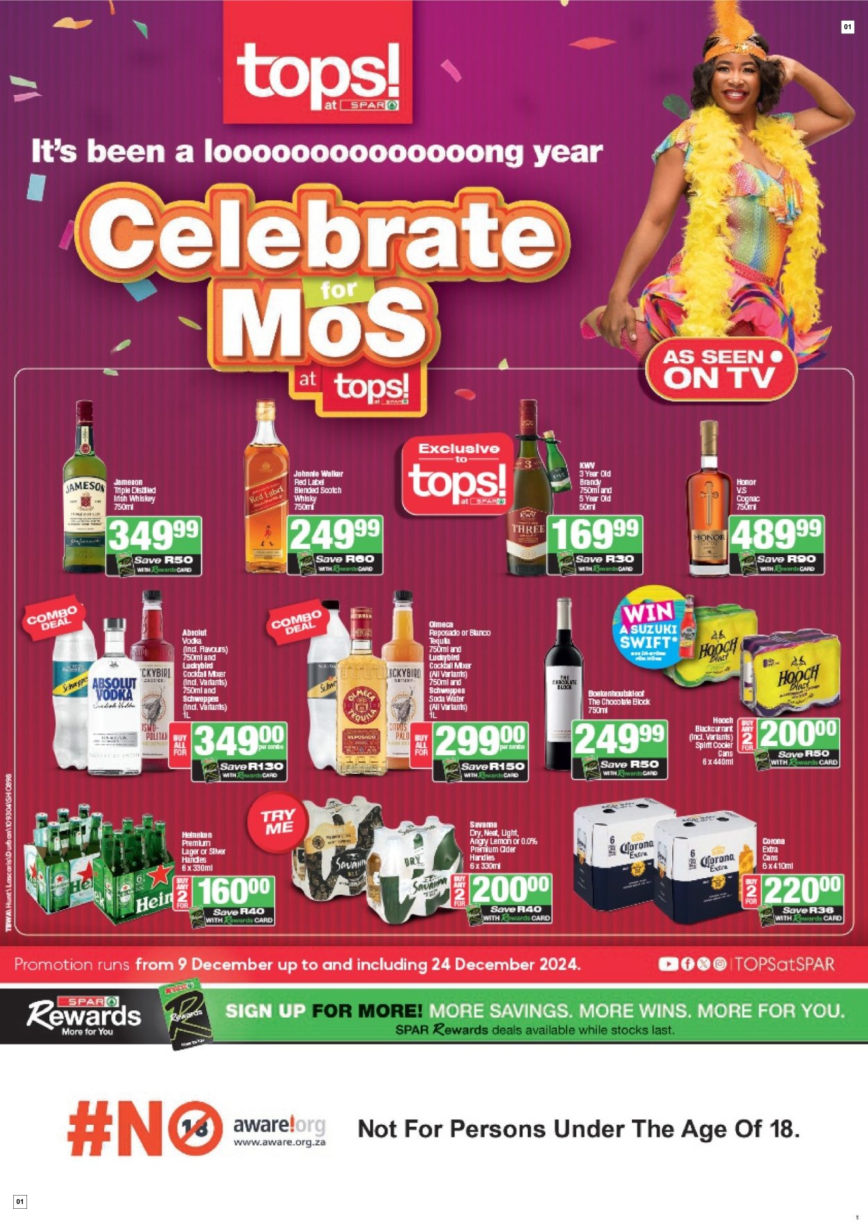 Tops At Spar Turn up Epic