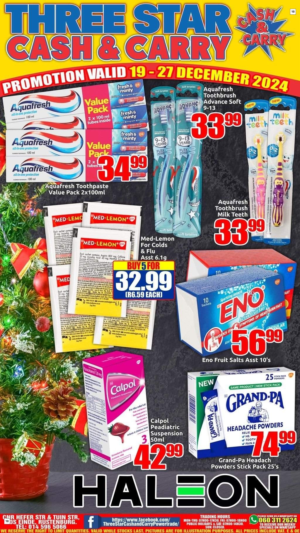 Three Star Cash And Carry Specials 19 Dec - 27 Dec - Page 10