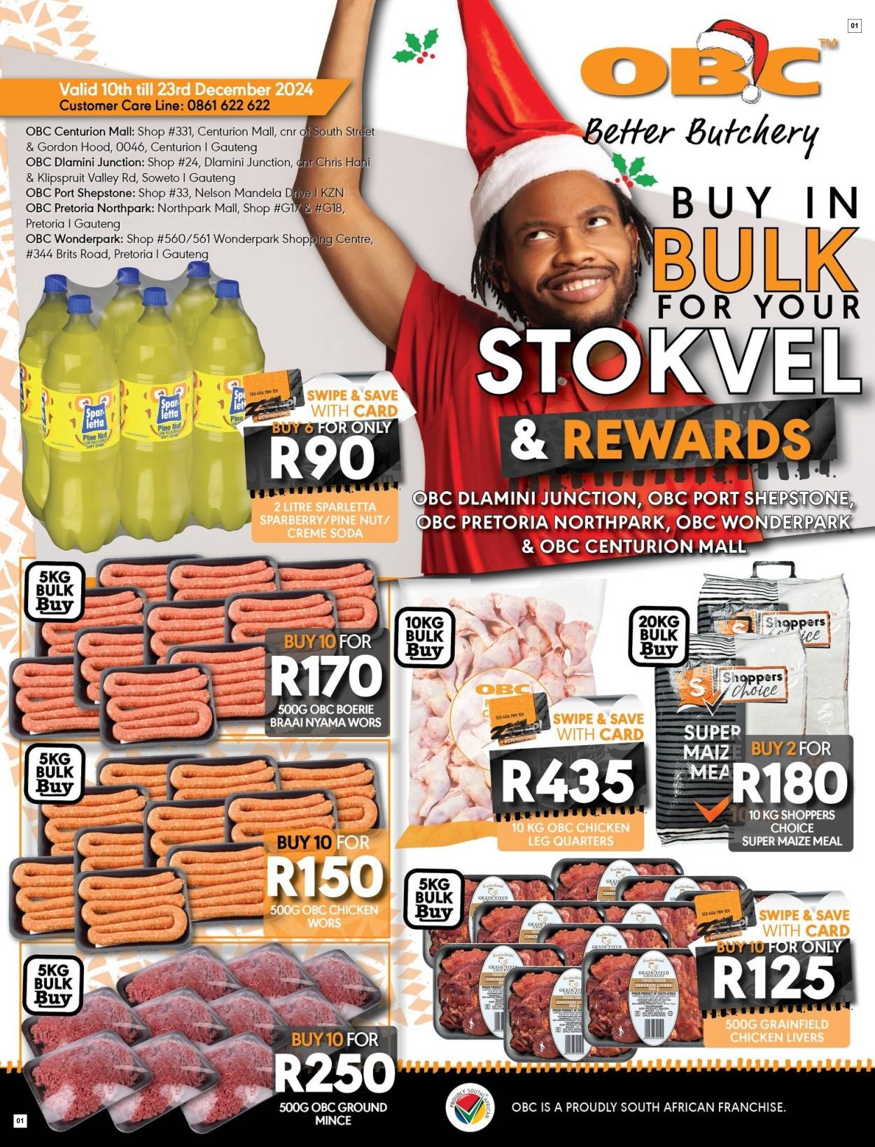 OBC Specials 10 Dec - 23 Dec