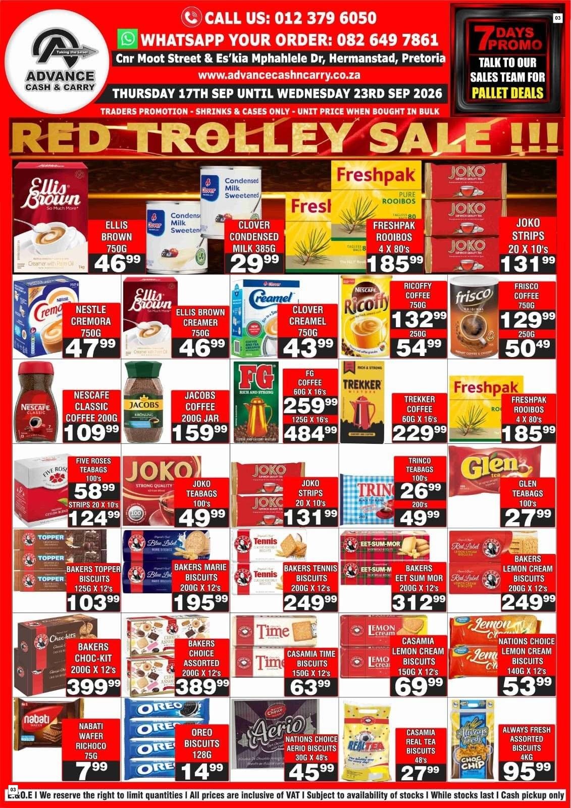 Advance Cash & Carry Catalogue - Red Trolley Sale !!! - Page 3