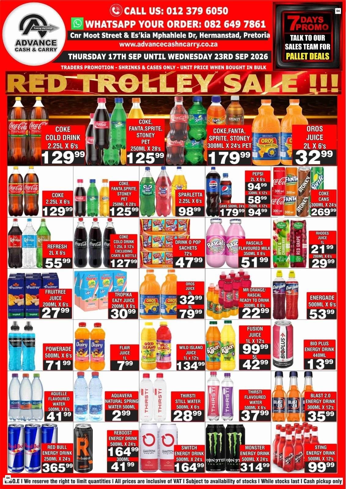 Advance Cash & Carry Catalogue - Red Trolley Sale !!! - Page 4