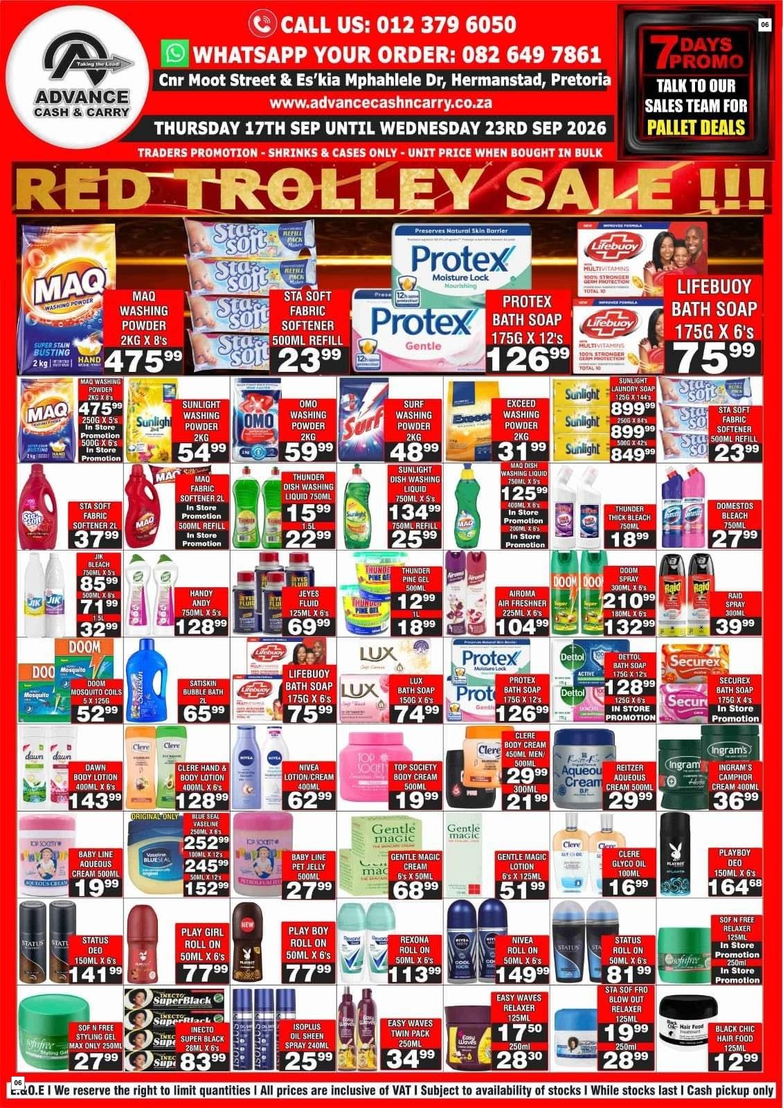 Advance Cash & Carry Catalogue - Red Trolley Sale !!! - Page 6