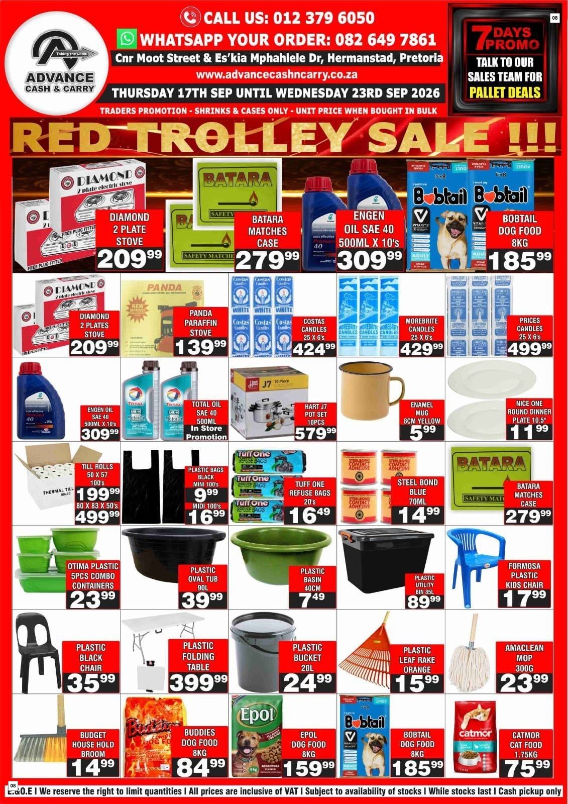 Advance Cash & Carry Catalogue - Red Trolley Sale !!! - Page 8